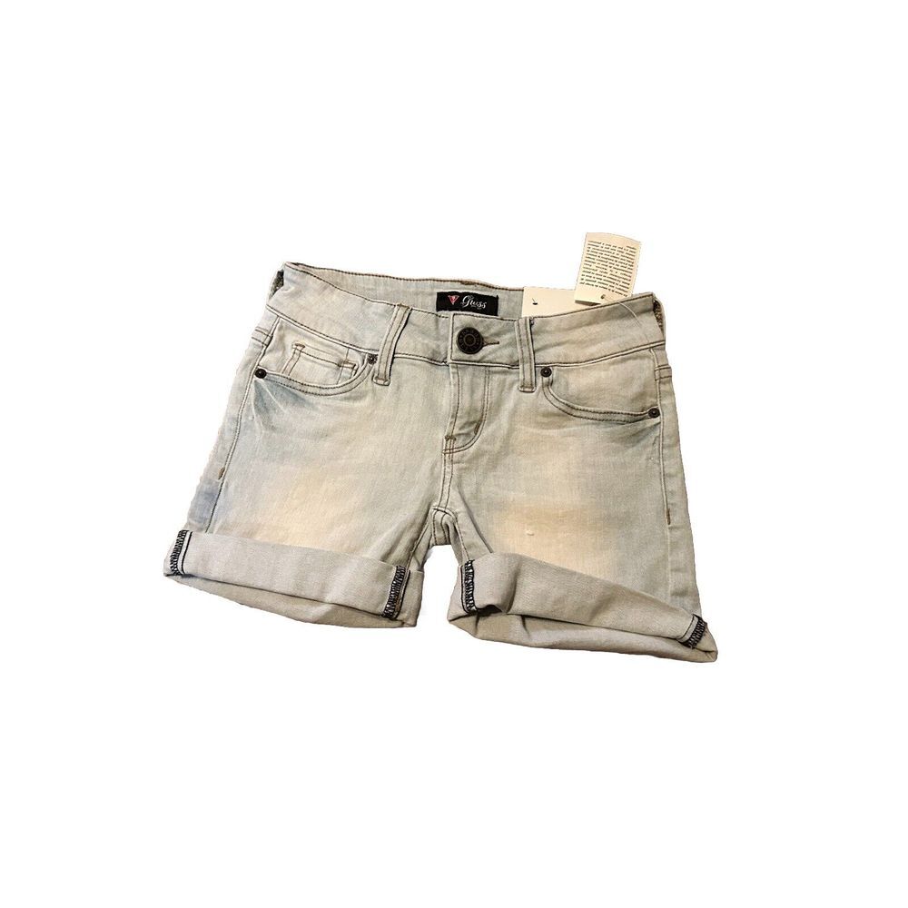 Guess Denim Jeans Cassandra Bermuda Shorts Women's‎ Size 24 Light Wash